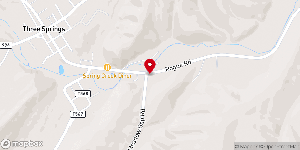 Map showing location of Living Water Christian Outreach
