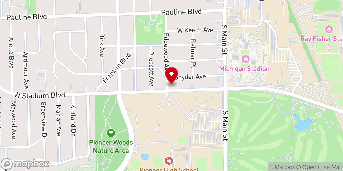 Map showing location of Greater Fountain Church