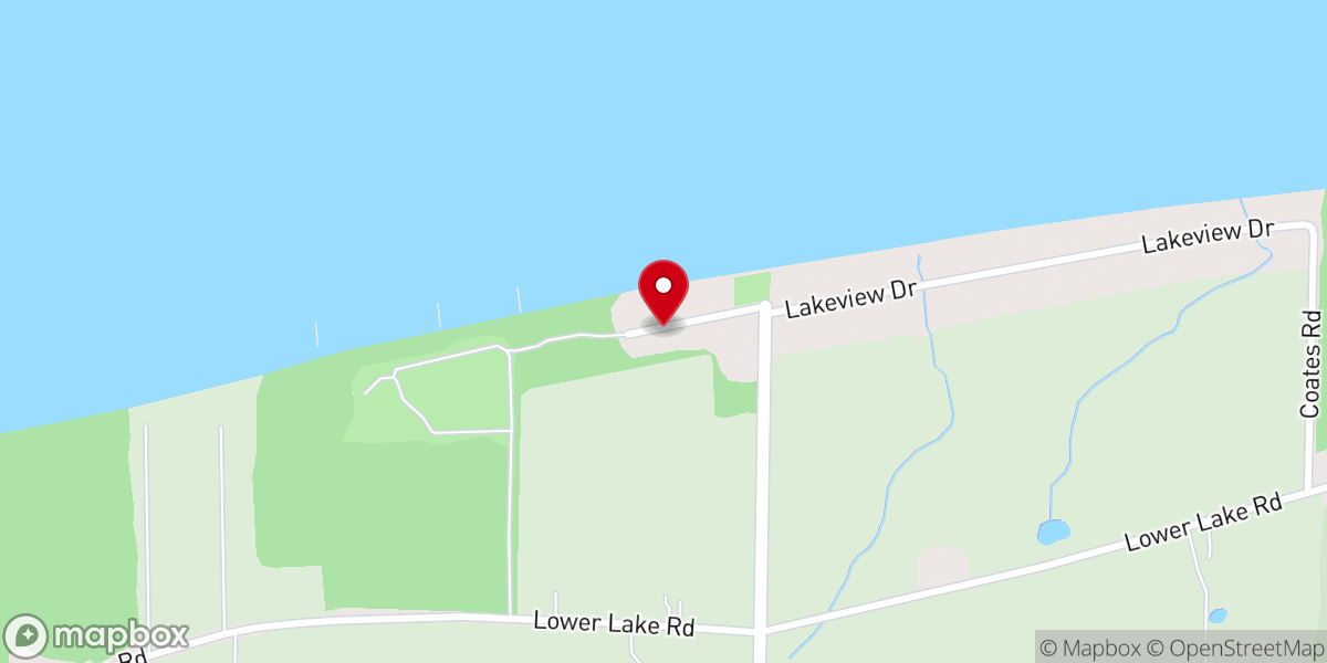 Map showing location of Sunset Memorial Tabernacle