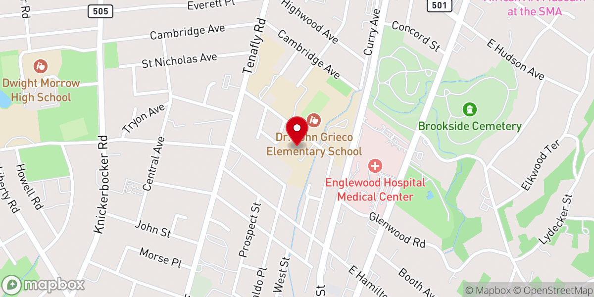 Map showing location of Metro Community Church