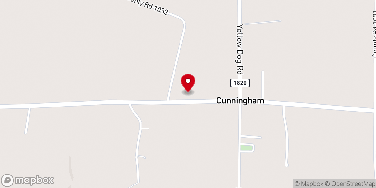 Map showing location of Bethlehem Baptist Church