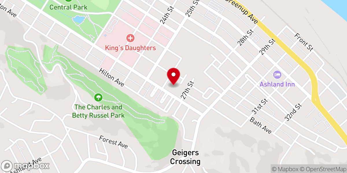 Map showing location of Christ Temple Church