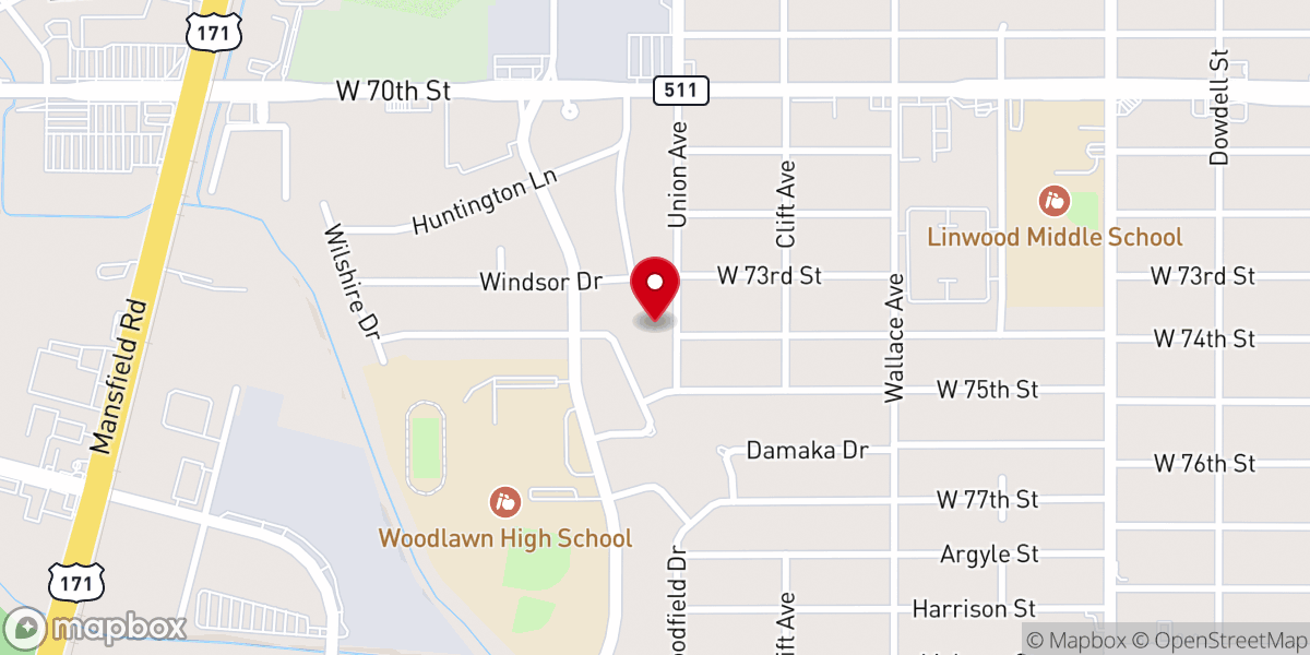 Map showing location of The Redeemed Christian Church of God, Goshen