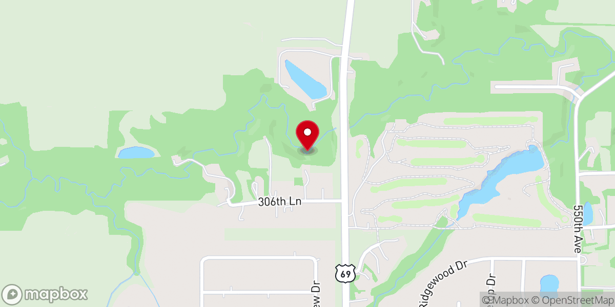 Map showing location of Ballard Creek