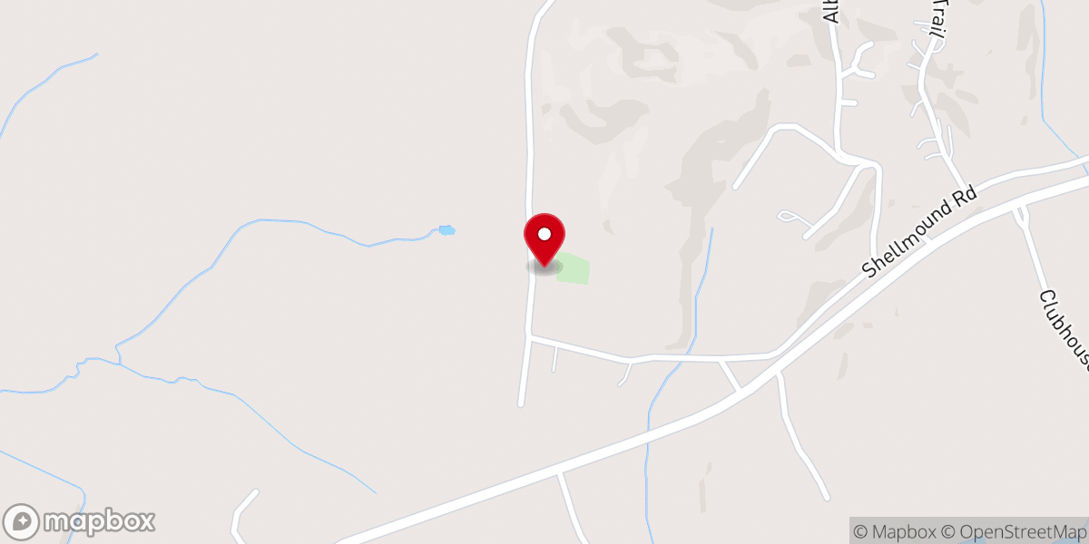 Map showing location of Havron's Chapel United Methodist Church