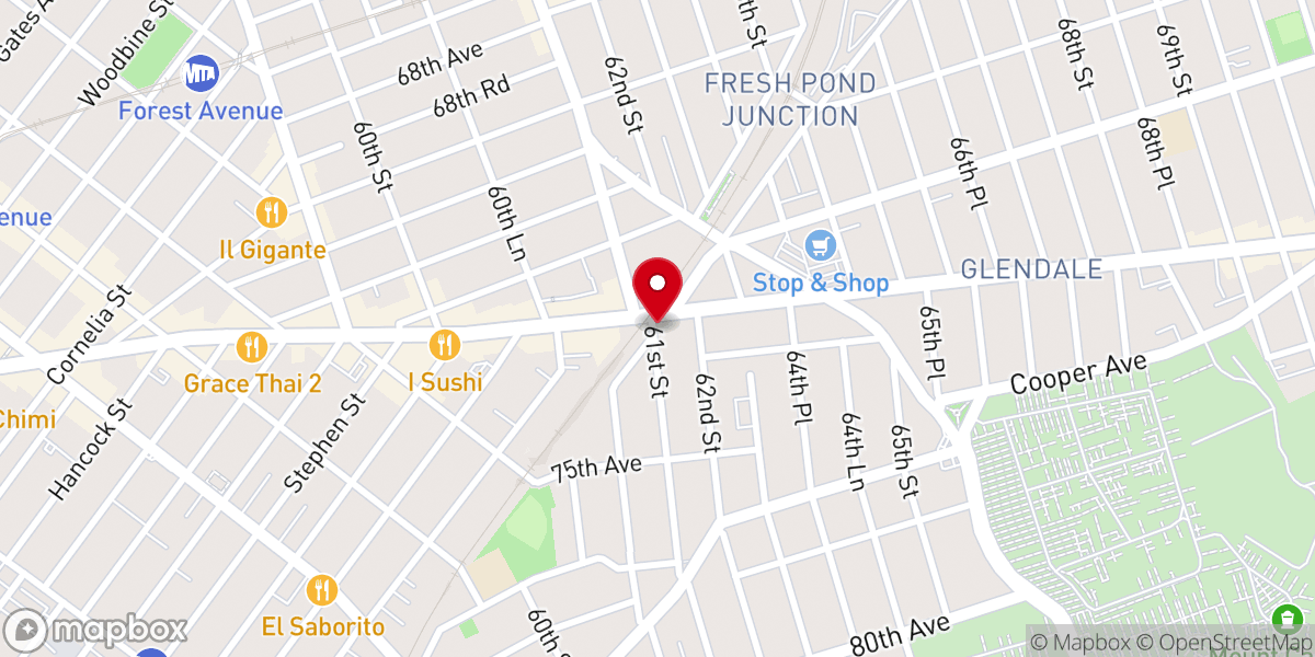 Map showing location of Good church