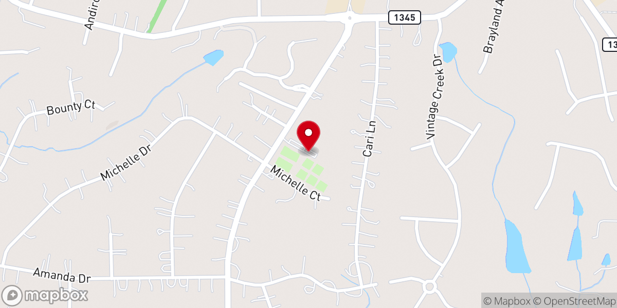 Map showing location of 12 Mile Creek Church