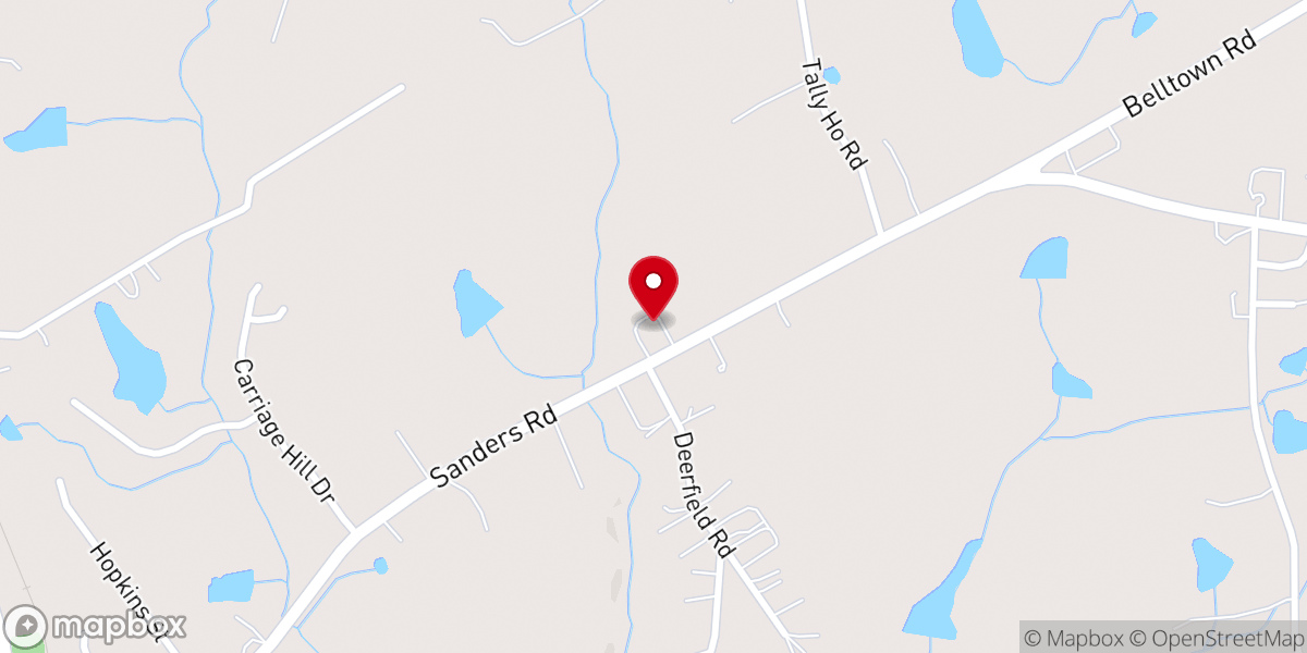 Map showing location of Tally Ho Missionary Baptist Church