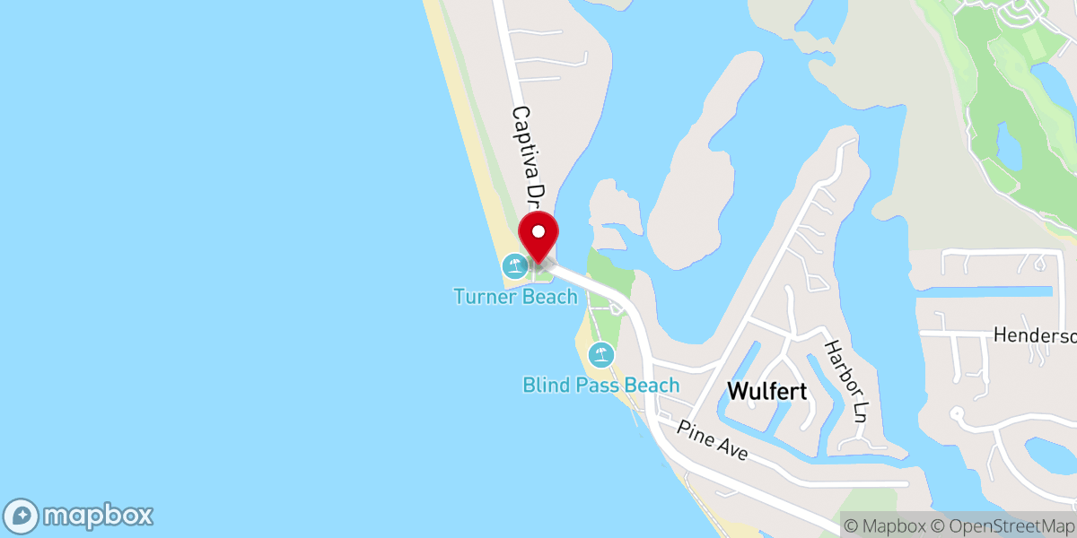 Map showing location of Turner Beach Park