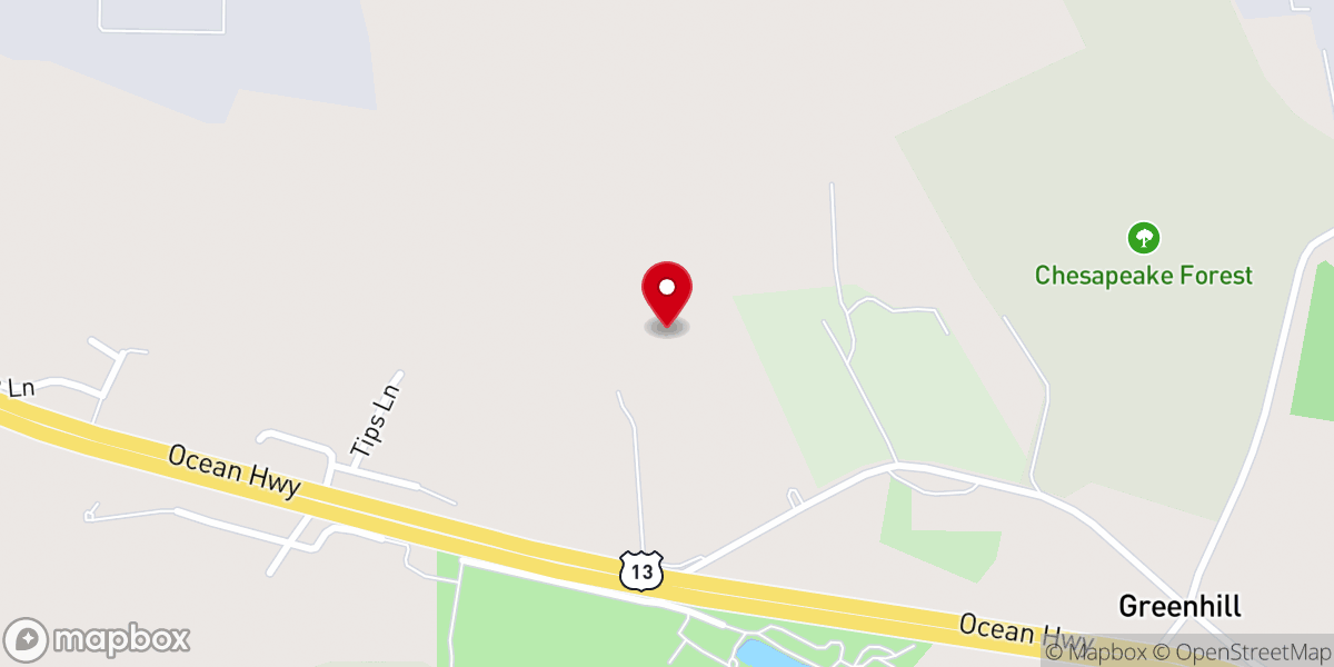 Map showing location of God's Country Harvest