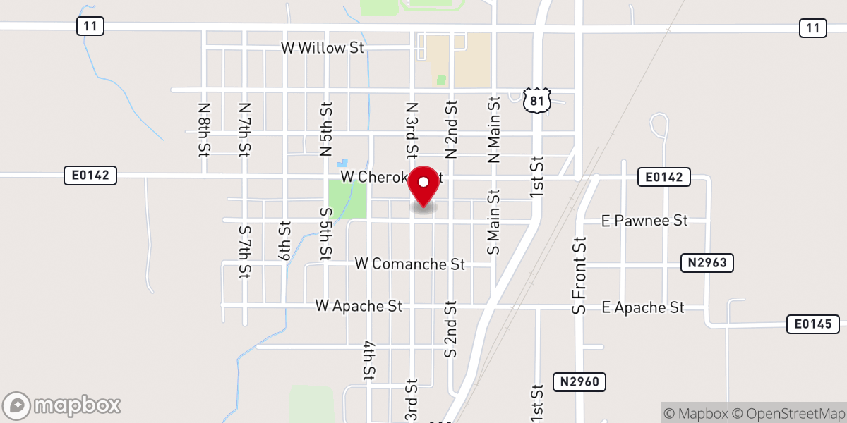 Map showing location of Medford Church of the Nazarene