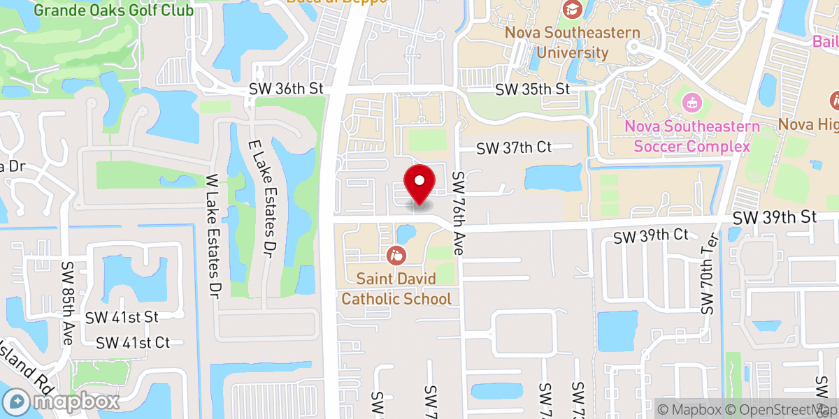 Map showing location of Gloria Dei Lutheran Church