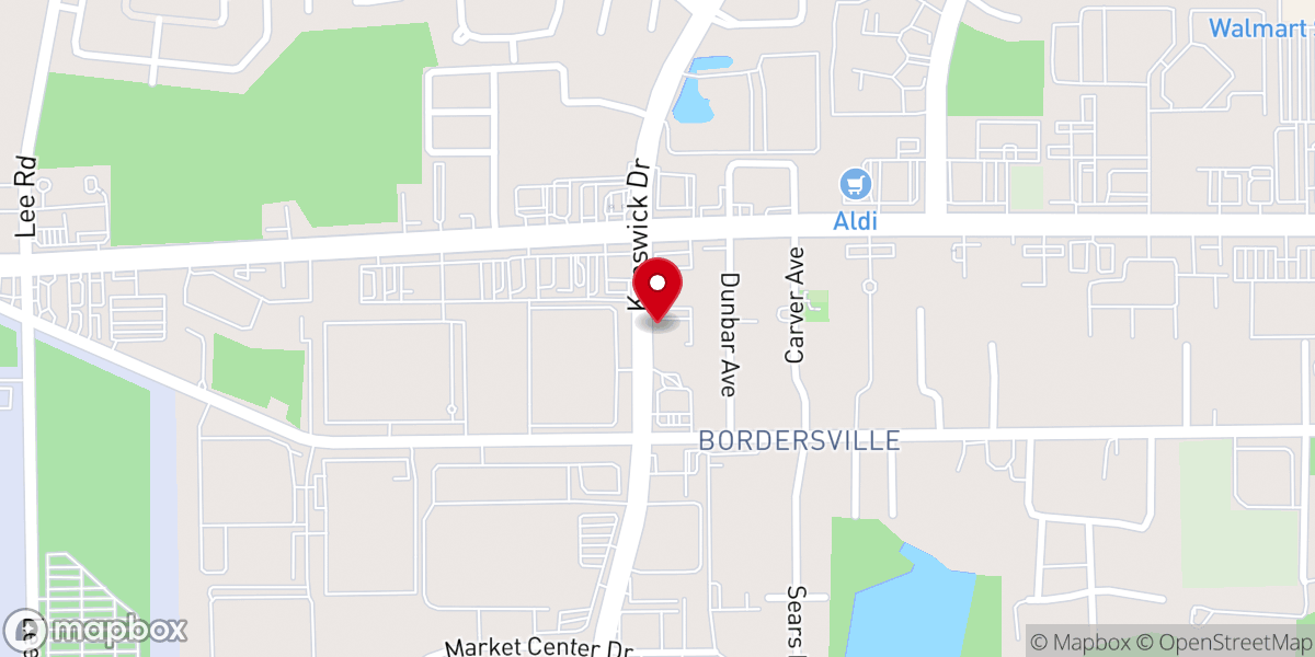 Map showing location of Church of Christ in Deerbrook