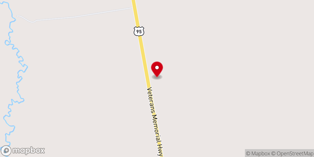 Map showing location of Sunday School Church