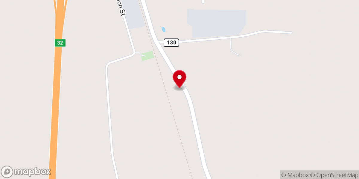 Map showing location of Full Gospel Church