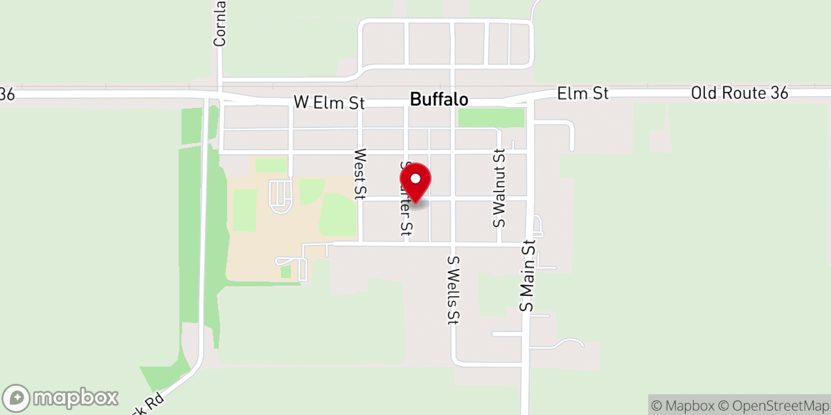 Map showing location of Bullard Country Chapel