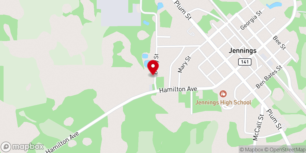 Map showing location of Saint Marys Baptist Church