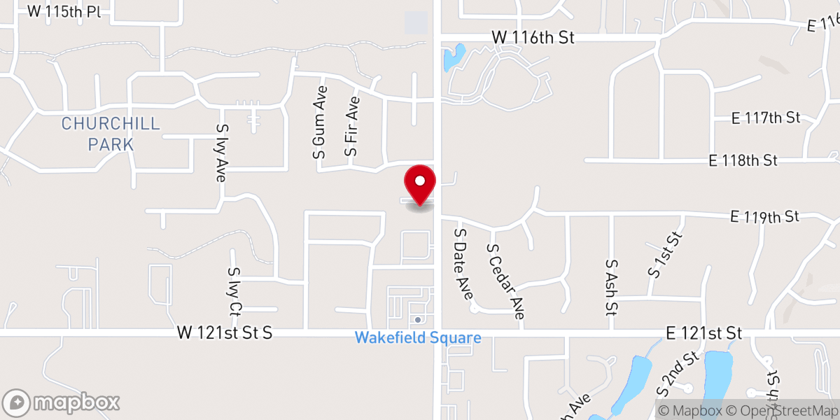 Map showing location of Hosanna Mission Church