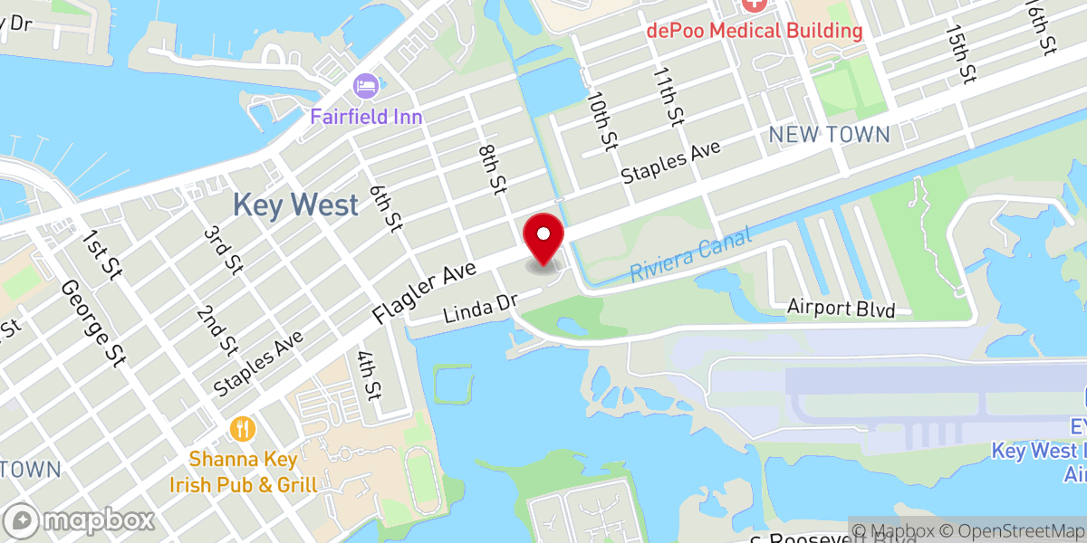 Map showing location of Peace Covenant Presbyterian