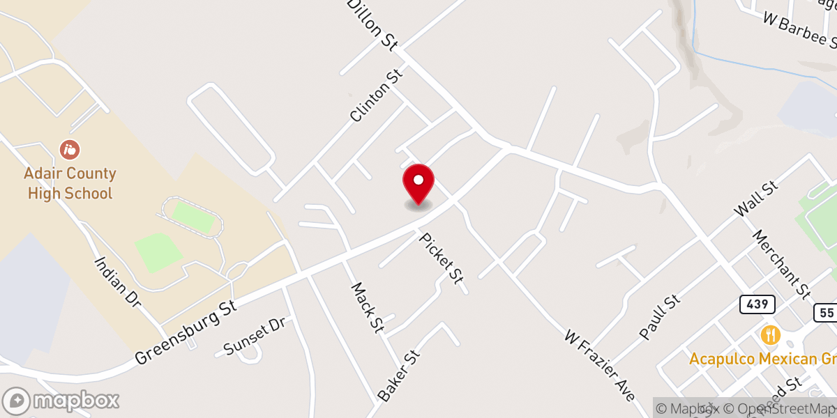 Map showing location of Word of Life Family Church
