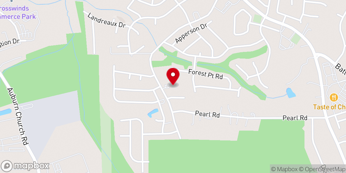 Map showing location of Sure Promise Christian Church
