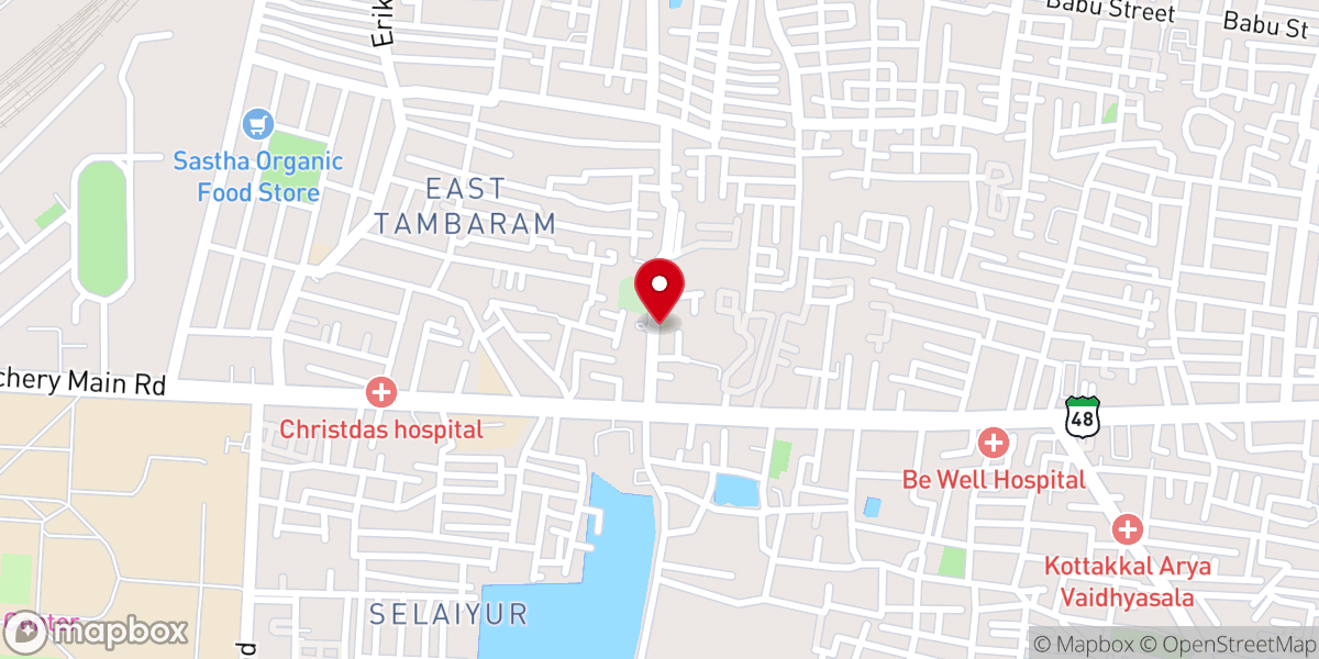 Map showing location of International Christian Church
