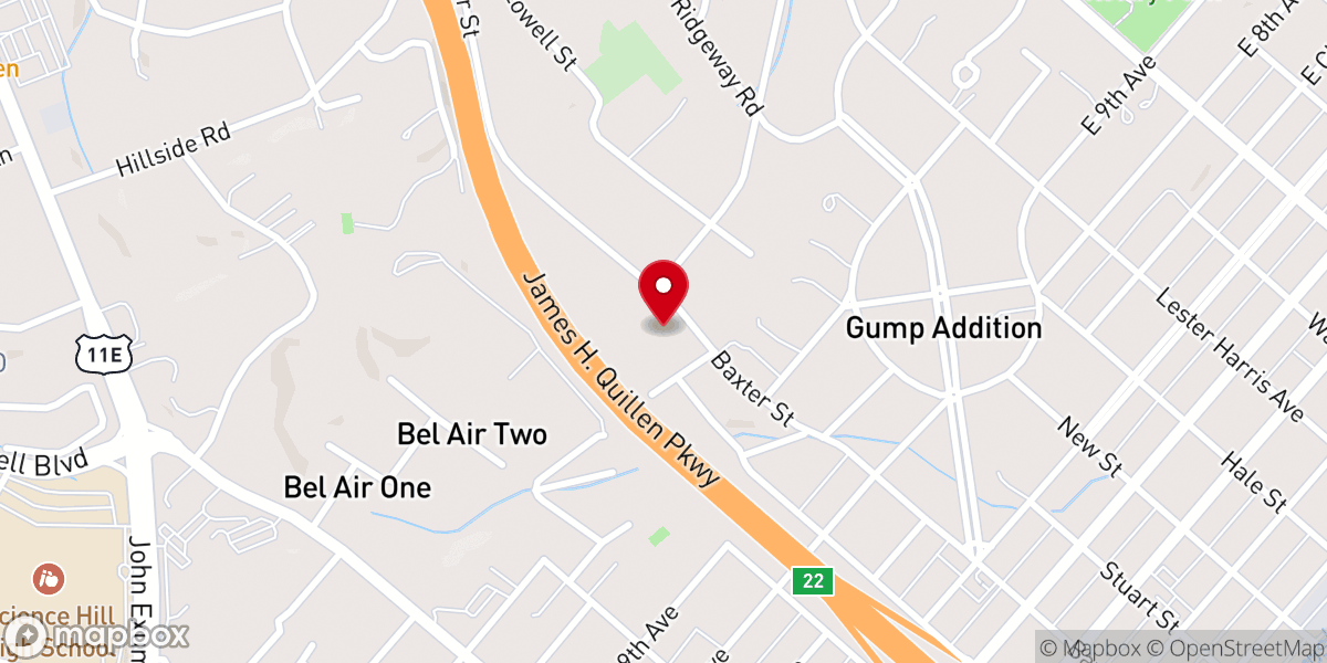 Map showing location of Discover Pentecost Church