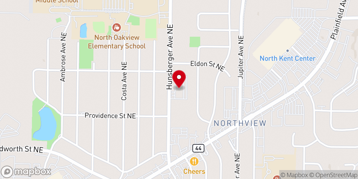 Map showing location of Magnify Church - Northview Campus