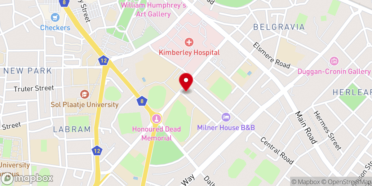 Map showing location of The Word Church