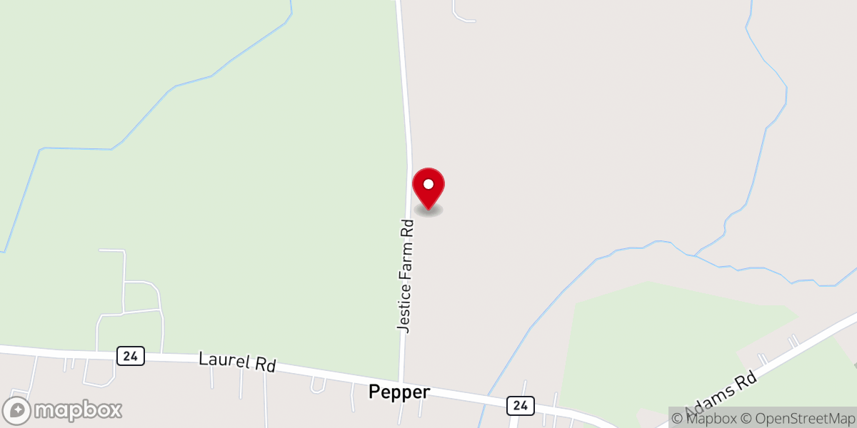 Map showing location of Chickberry Farm