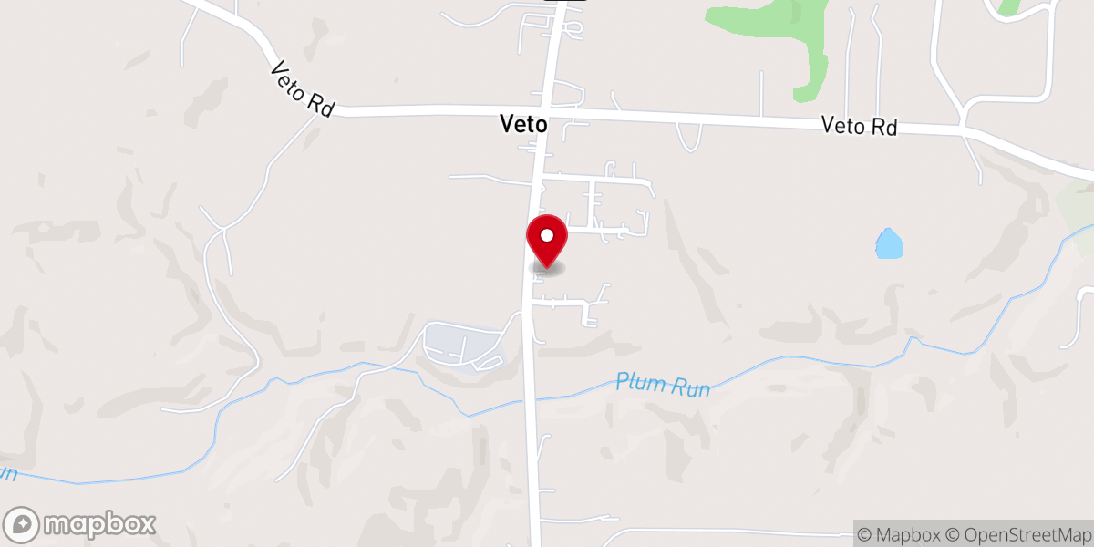 Map showing location of Mid-Ohio Valley Wedding Officiants: Serving the Mid-Ohio Valley Since 2018