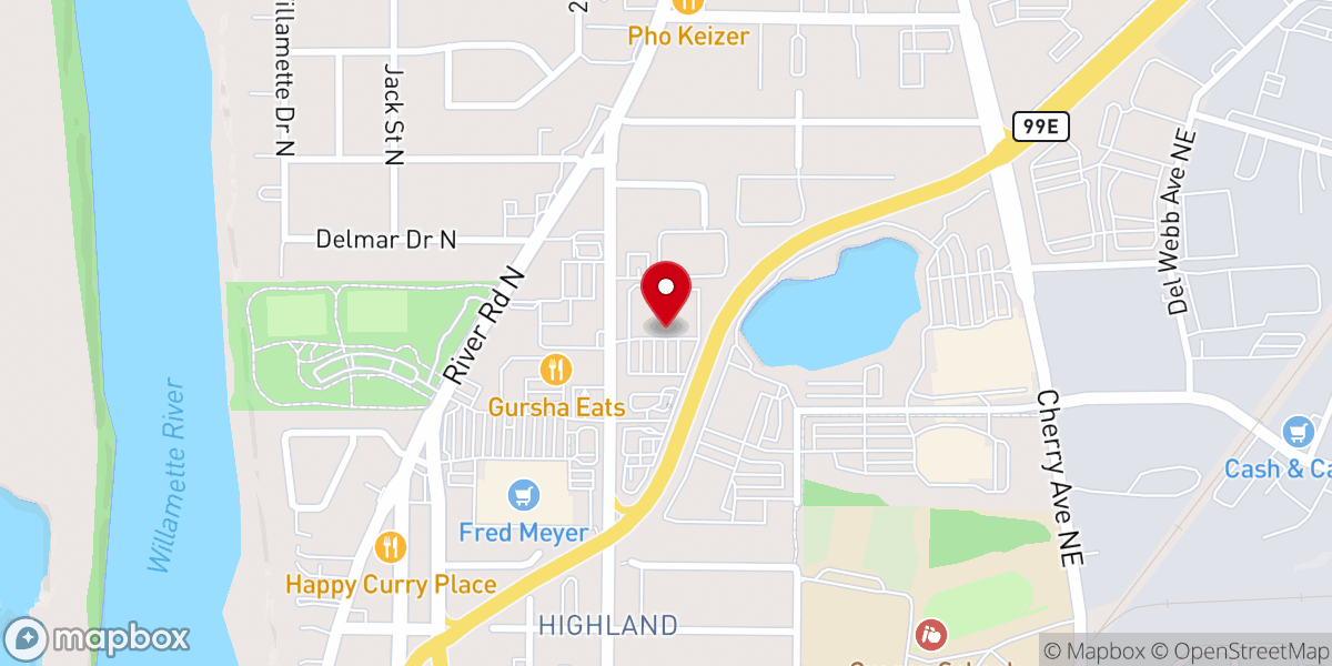 Map showing location of Lakepoint Community Church