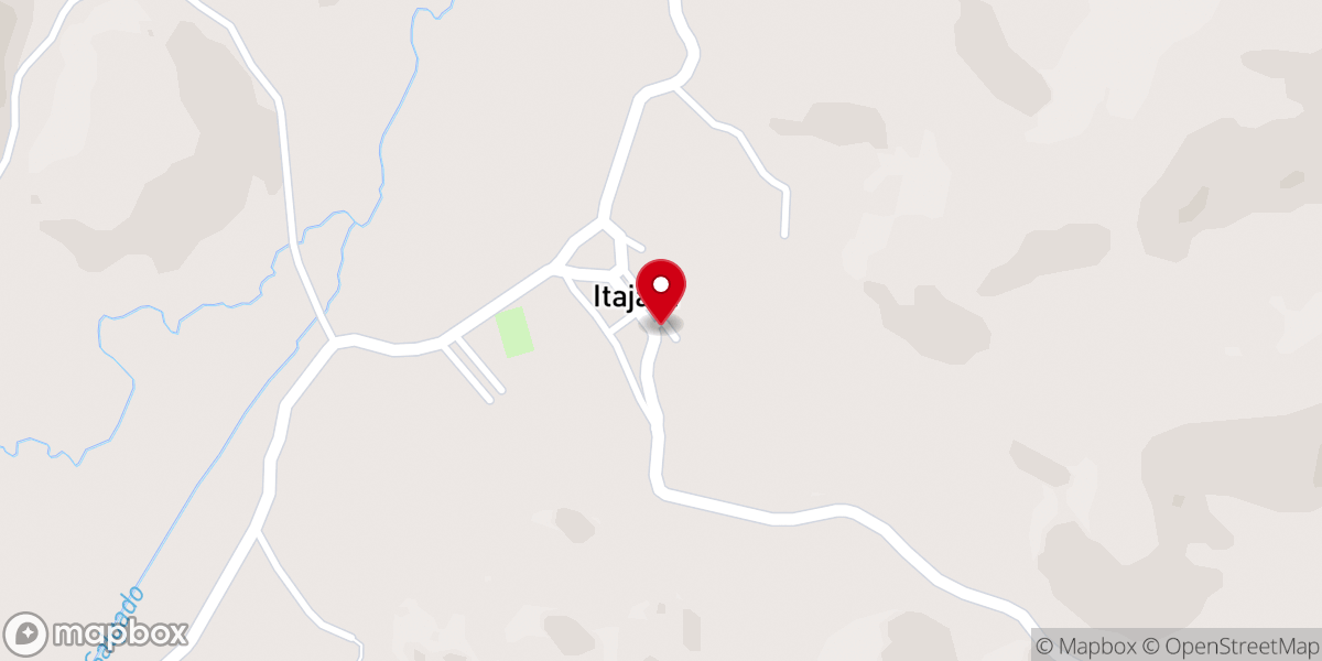 Map showing location of Capela de Santo Antônio
