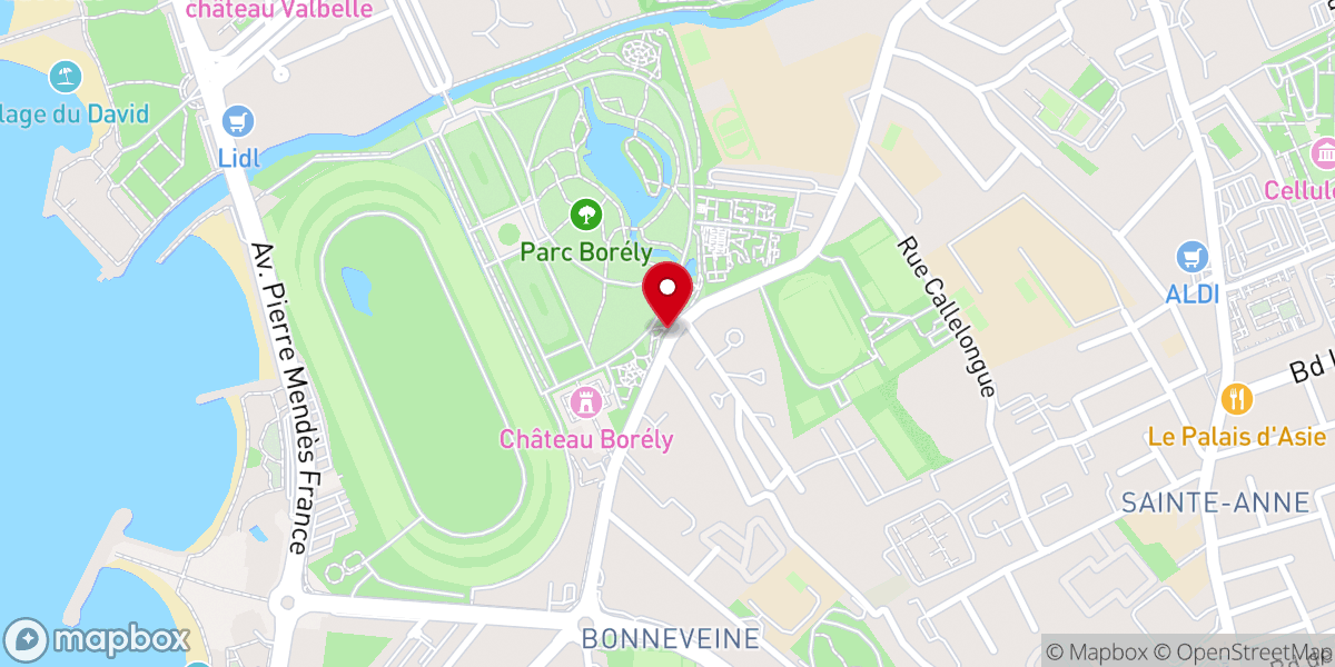 Map showing location of Église orthodoxe Saint-Hermogène