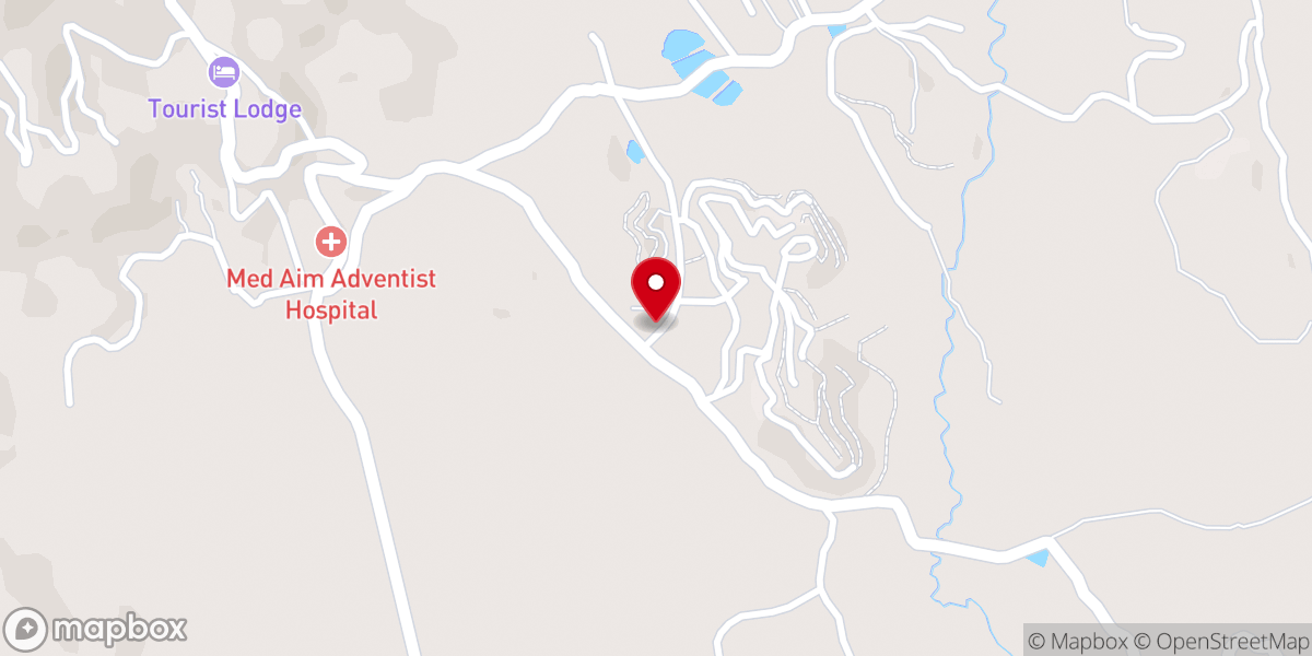 Map showing location of Zomi Baptist Church, New Champhai