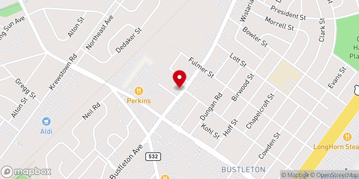 Map showing location of Lifeway Baptist Church