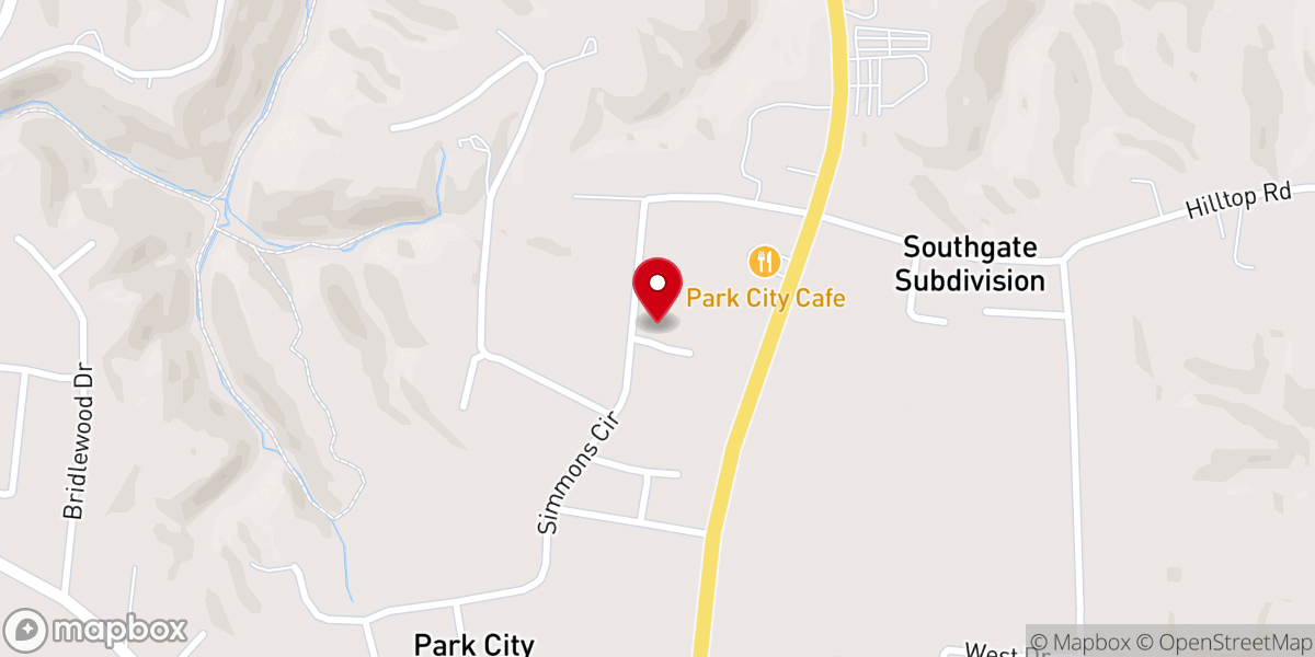 Map showing location of Calvary Chapel Lincoln County