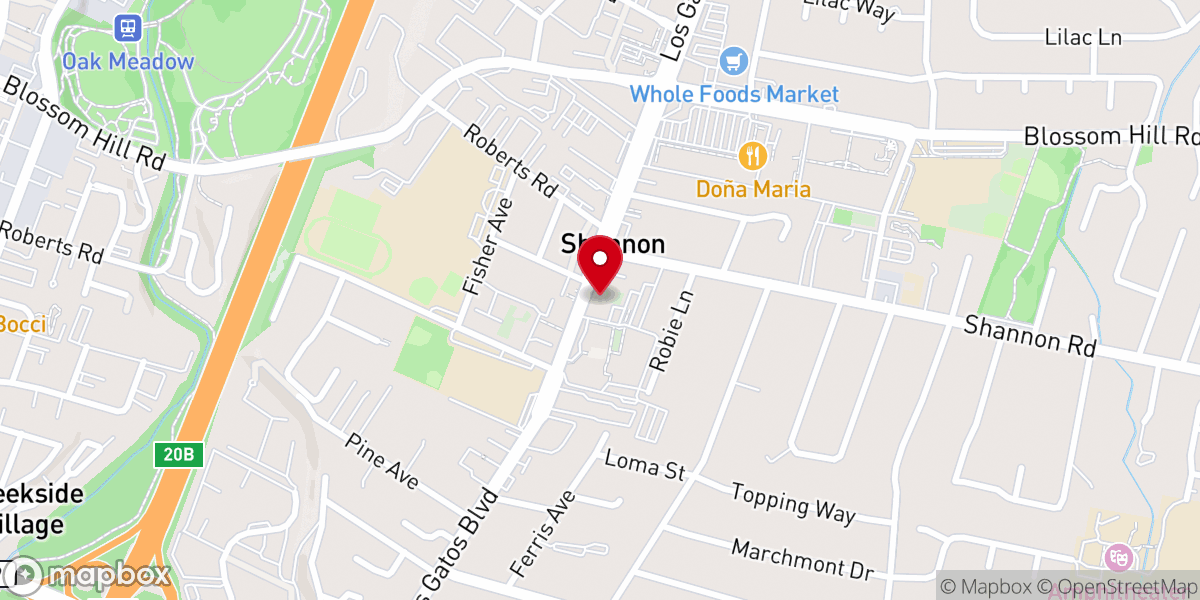 Map showing location of House of Hope