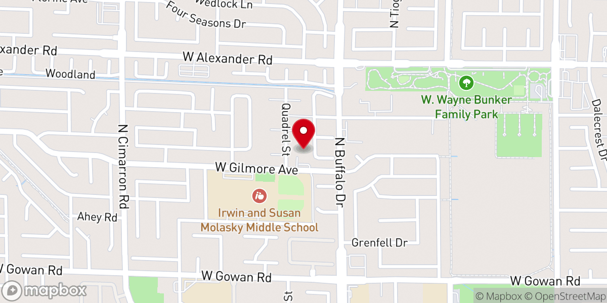 Map showing location of St George's Anglican Church