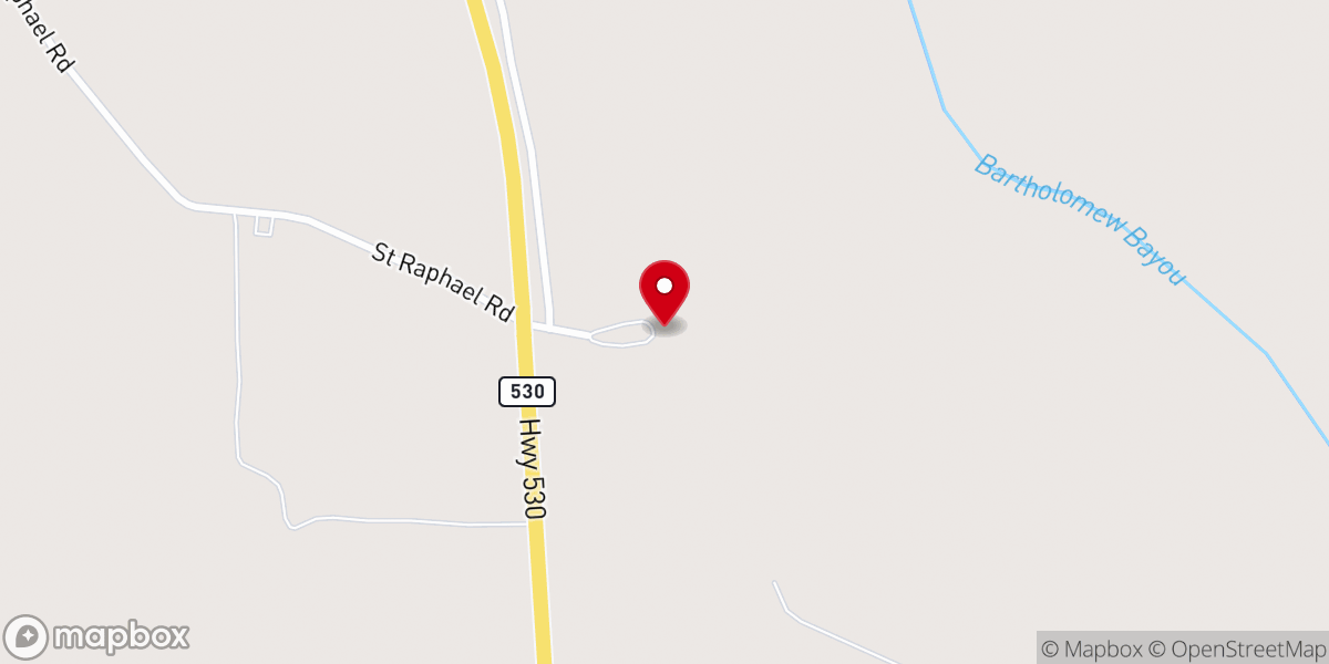 Map showing location of Saint Raphael Catholic Church