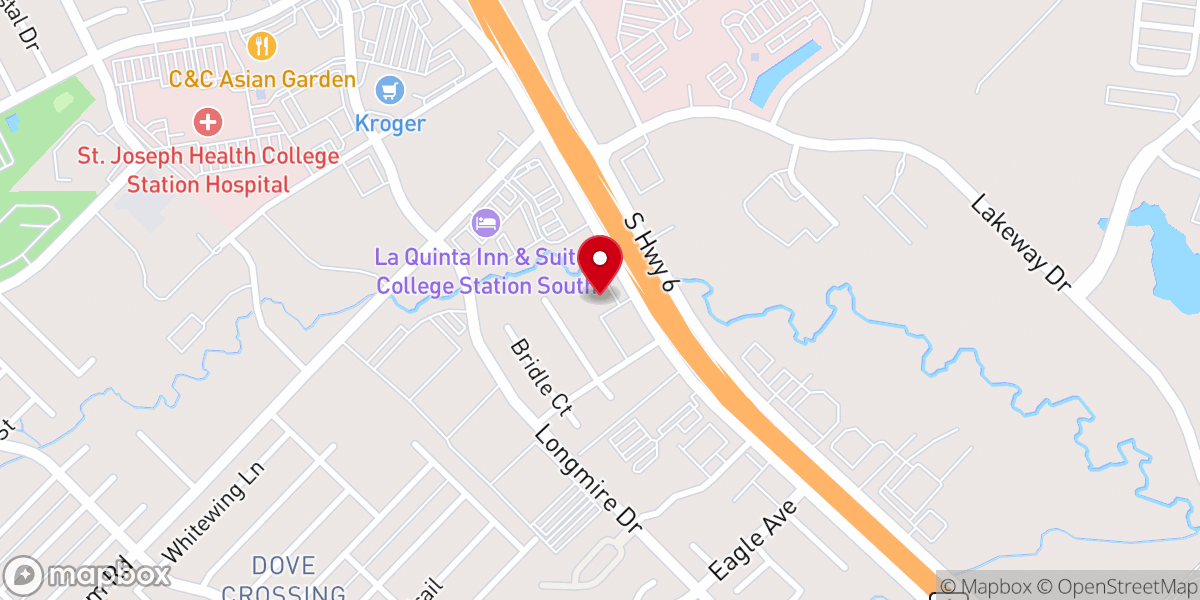 Map showing location of Christland Church