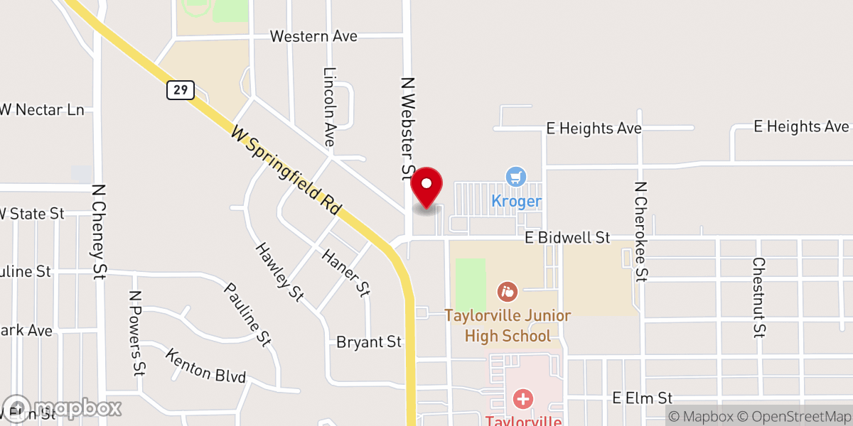 Map showing location of Trinity Lutheran Church & Preschool