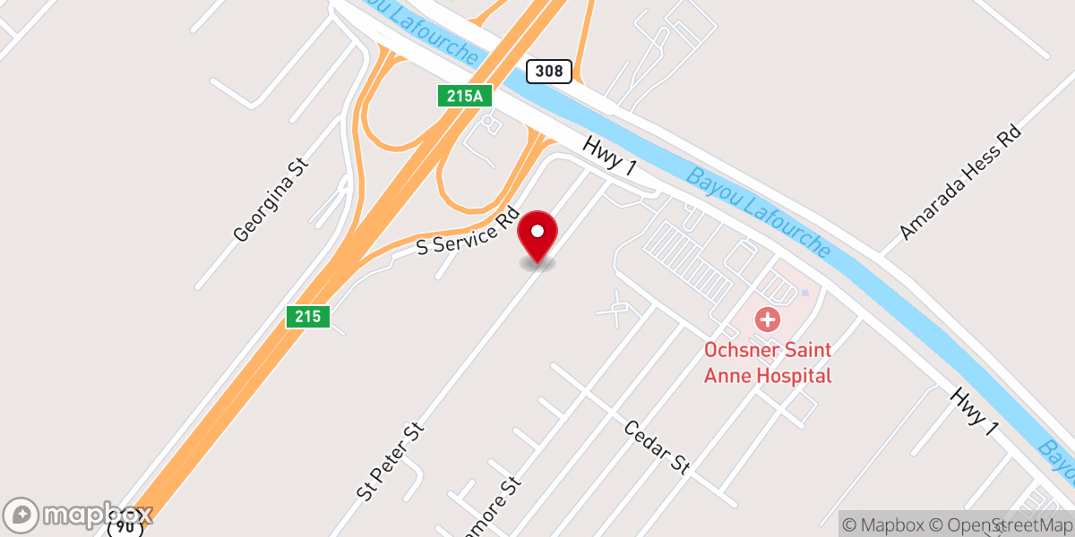 Map showing location of A Little Wedding Chapel