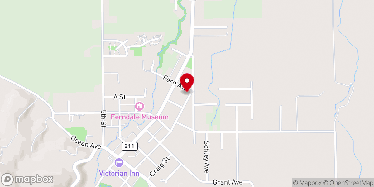 Map showing location of St Marks Lutheran Church