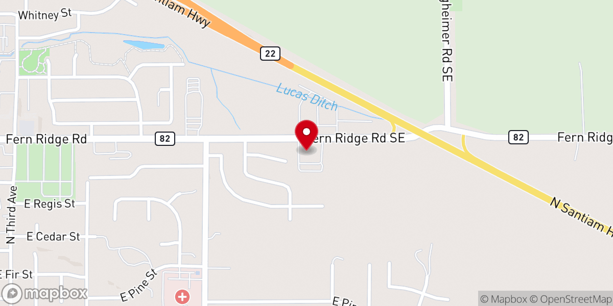 Map showing location of United Methodist Church