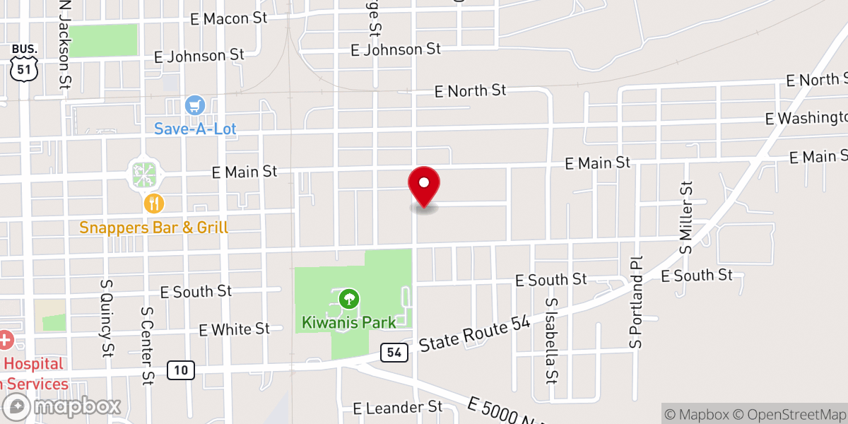 Map showing location of LifeBridges Church