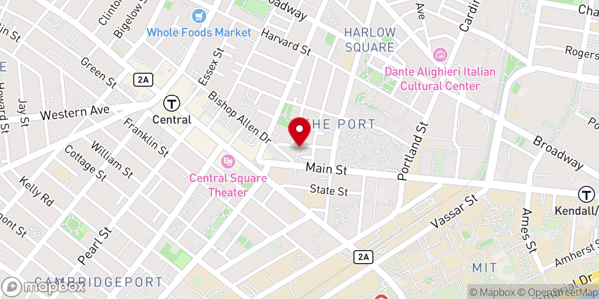 Map showing location of Rush Memorial African Methodist Episcopal Zion Church