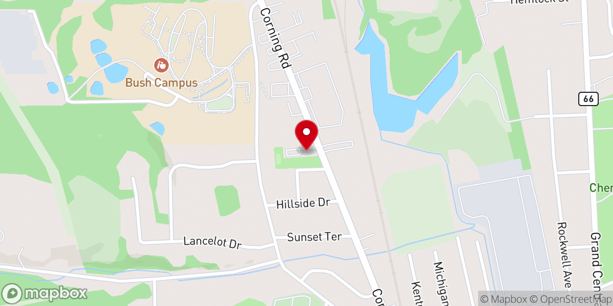 Map showing location of Fresh Start Church