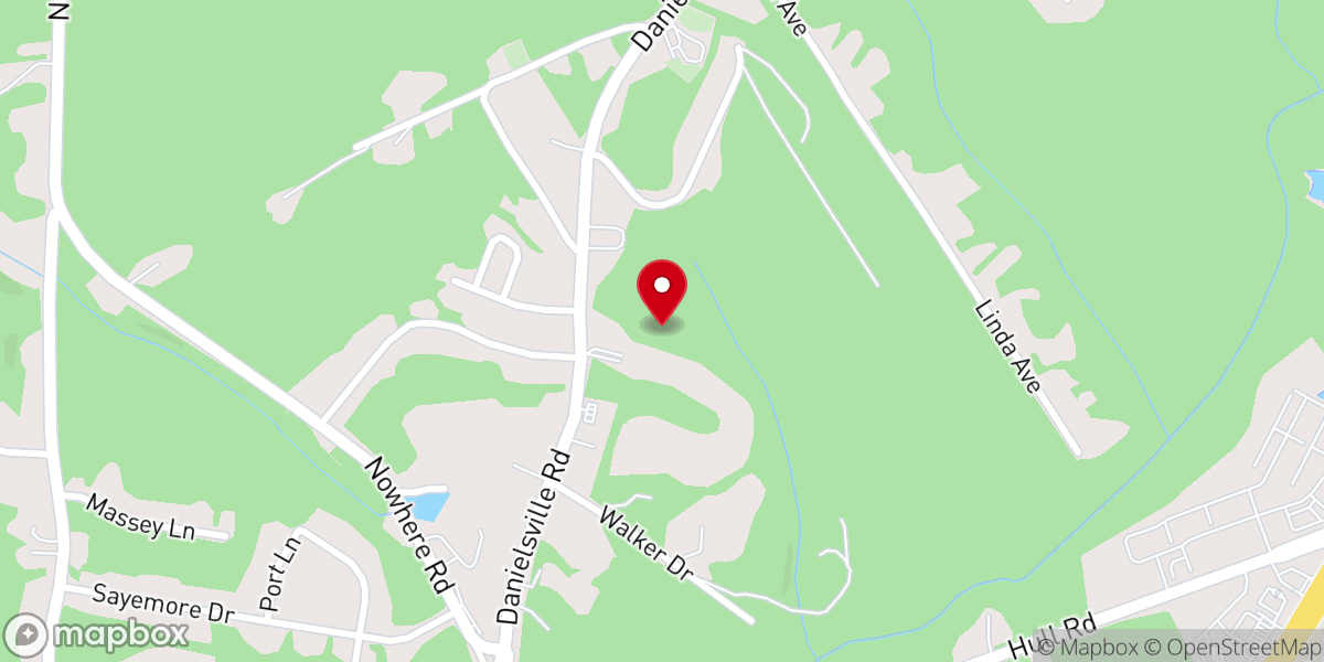 Map showing location of Holly Heights Chapel