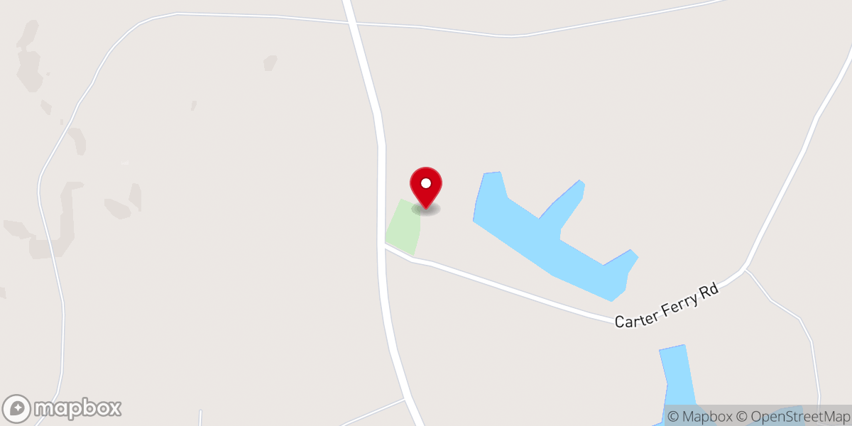 Map showing location of Walton Creek Church